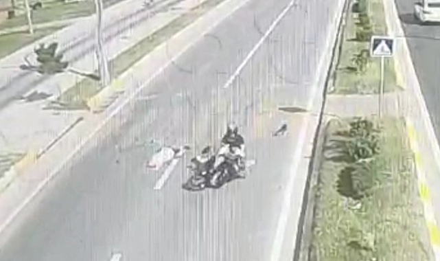 Motosikletin çarptığı yaya, yaşam mücadelesi veriyor