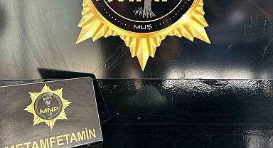 Muş'ta 750 gram metamfetamin maddesi ele geçirildi