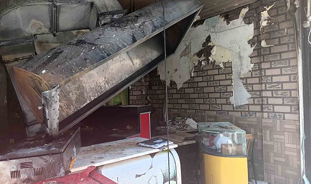 Mutfak tüpü bomba gibi patladı