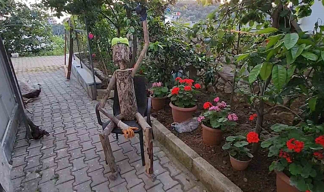 Odunlar, sanat eserine dönüşüyor