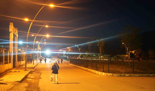 Öğrencilerin kampüs alanına daha rahat ve güvenli bir şekilde ulaşmaları sağlandı