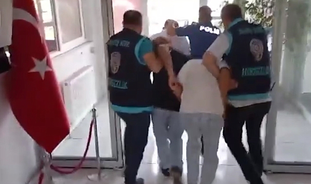 Önce kameraya sonra polise yakalanan bisiklet hırsızları, gözaltına aldı