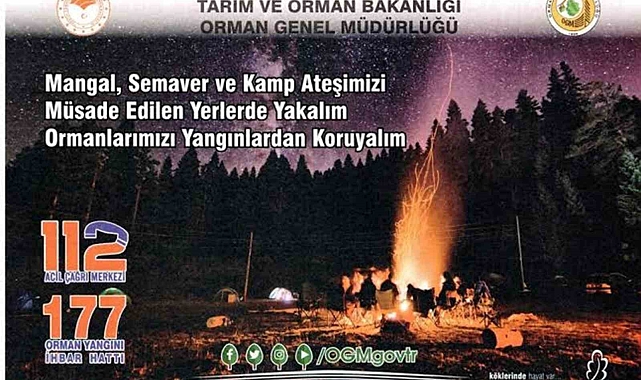 Ormancılar, tatilcileri yangın konusunda uyardı