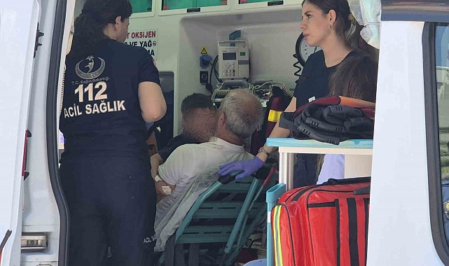 Polis ve ambulans ekipleri, merdivenlerden düşen çocuk için seferber oldu