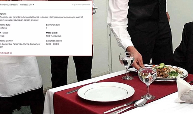 Saati 50 Liradan Çalışacak, işçi değil, köle arıyorlar