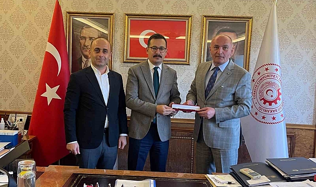 Sanayi Bölgeleri Genel Müdürü Abdurrahman Aydın'a Ziyaret