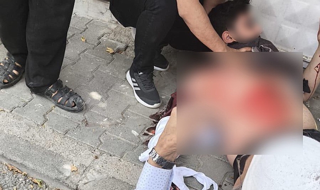 Sokak ortasında bıçaklanan adam hastaneye kaldırıldı