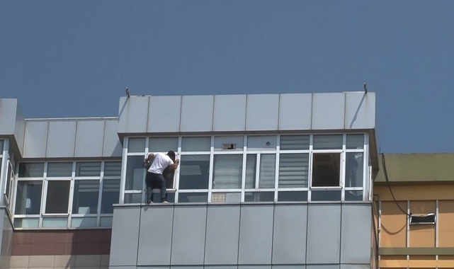 Tarzan gibi intihar girişimi