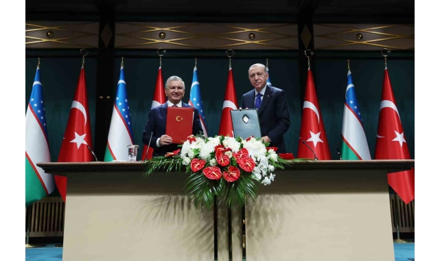 Türkiye ve Özbekistan arasında 18 anlaşma