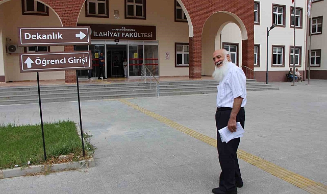 Türkiye&#039;nin en yaşlı üniversite öğrencisi pes etmiyor