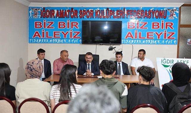 Vali Turan’dan Amatör Spor kulüpleri federasyonuna ziyaret