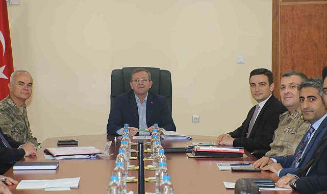 Vali Ziya Polat&#039;ın başkanlığında güvenlik ve asayiş toplantısı