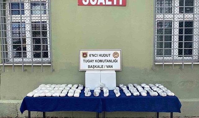 Van&#039;da 38.5 kilogram metamfetamin ele geçirildi