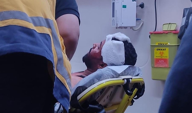 Yabancı grup arasında bıçaklı sopalı kavga