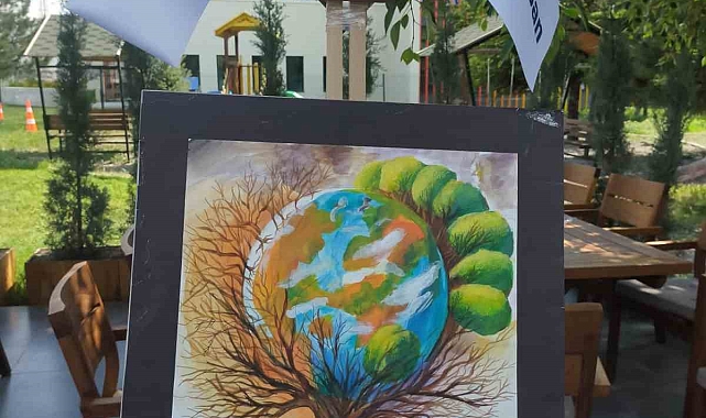 &quot;Yeşil Geleceğim, Ailem ve Ben&quot; resim yarışmasında Türkiye birinciliği Ağrı&#039;dan geldi