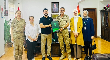 Yeşilay Iğdır Şubesinden İl Jandarma Komutanına Ziyaret