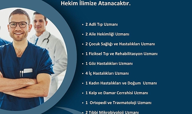 117.Devlet yükümlüğü kurası kapsamında Hakkari&#039;ye 20 uzman hekim atandı