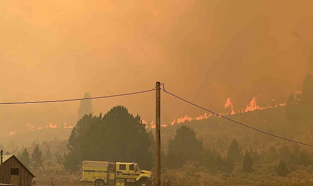 ABD&#039;nin Oregon ve California eyaletinde orman yangınlarıyla müdahale sürüyor
