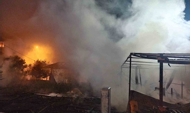 Ahırda çıkan yangın kümese sıçradı, 30 tavuk telef oldu