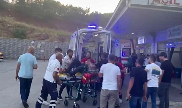 Aracın üzerine kaya düşerek yaralanan genç, kurtarılamadı