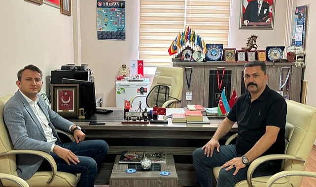 Aralık Kaymakamı Özcan’dan TÜRKAV Iğdır Başkanlığına veda ziyareti