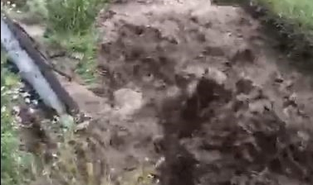 Ardahan&#039;da Evleri su bastı, tarım arazileri zarar gördü