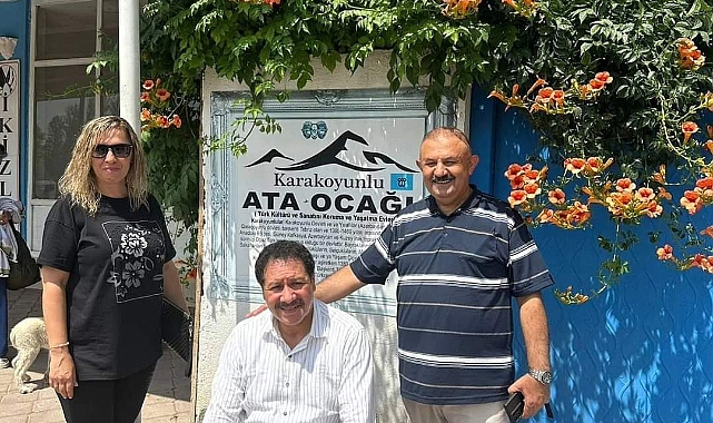 Aşık Maksut Koca (Feryadi) ve AKI-Der Başkanı Canan Avşar Uzun Karakoyunlu Ata Ocağı&#039;nı ziyaret etti