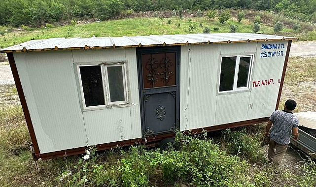 Boya ve badana işlerinden kazandığı para ile aldığı kocaman konteyner çalındı