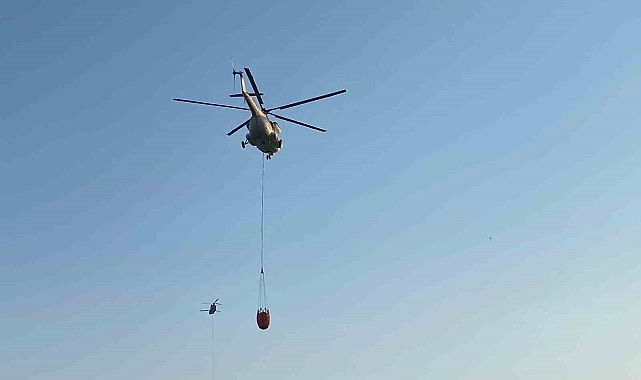 Buca&#039;da orman yangınıyla mücadele devam ediyor