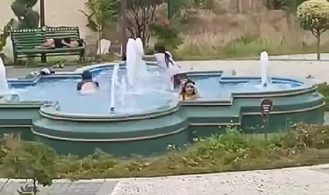 Çocukların sus havuzlarında tehlikeli serinlemesi