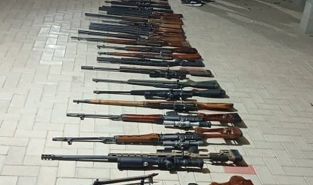 Darbe girişimi planlayan gruba yapılan baskında 55 bin 238 mühimmat ele geçirildi