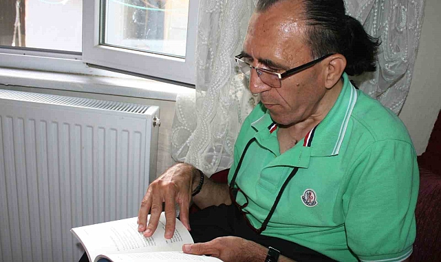 Doğuştan fiziksel engelli Harun, kitabını yazdı