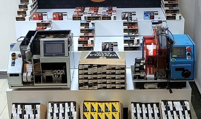 Elazığ&#039;da 110 bin dal bandrolsüz makaron ele geçirildi: 2 gözaltı