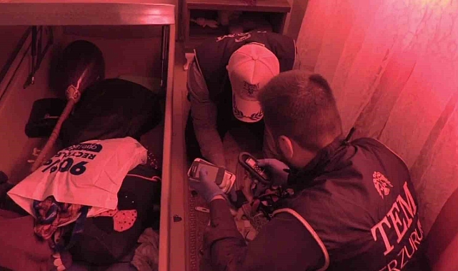 Erzurum polisi, PKK/KCK terör örgütüne yönelik operasyon düzenledi