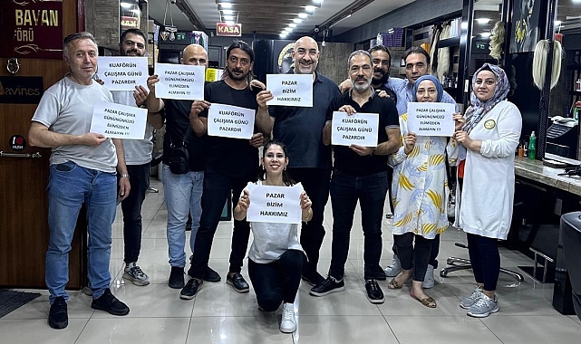 Erzurum&#039;da faaliyet yapan güzellik salonları ve kuaför işletmecilerinden Pazar tepkisi