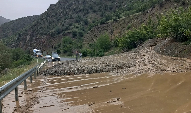 Erzurum&#039;da iki gündür etkili olan yağış, heyelan ve sele sebep oldu