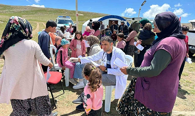 Göçerlere sağlık desteği