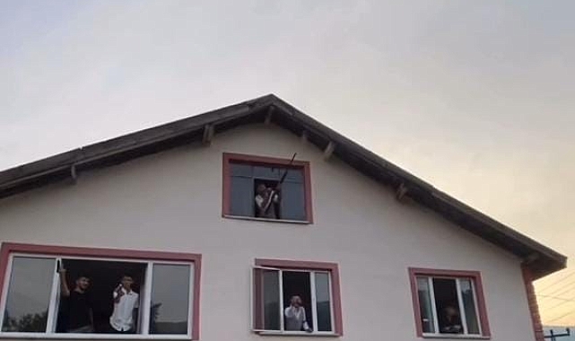 Havaya ateş açanların görüntüsü ortaya çıktı