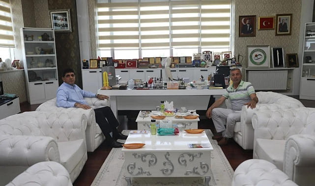 Hoşhaber Belediye Başkanı Osman Toka’dan Rektör Alma’ya İade-i Ziyaret