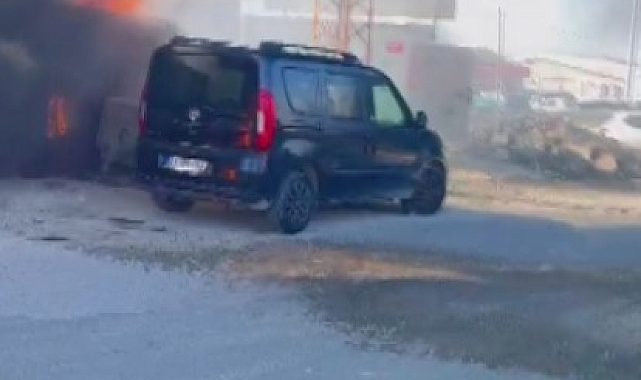 Hurdalık alevlere teslim oldu