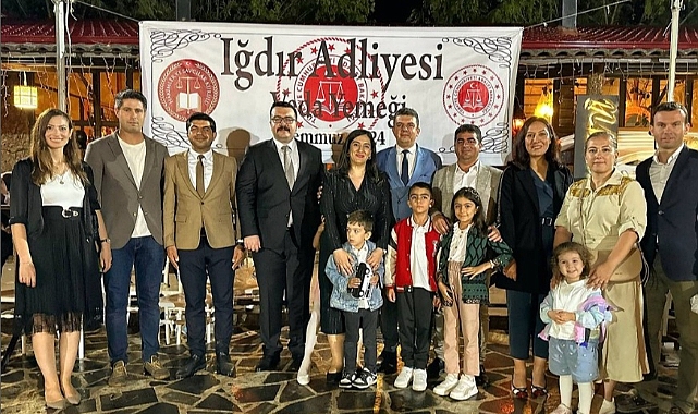 Iğdır Adliyesinde veda yemeği