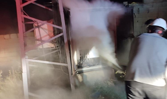 Iğdır&#039;da elektrik trafo yangınında mahalle karanlığa gömüldü