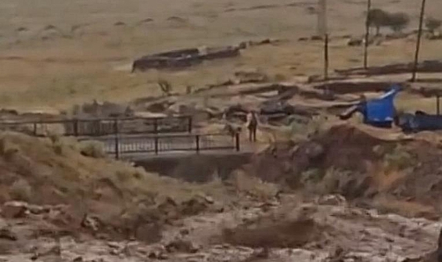 Iğdır&#039;ın Harmandöven köyündeki sel felaketi