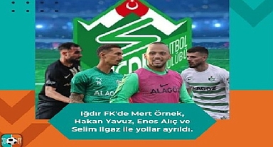 Iğdır Spor 4 futbolcusu ile yollarını ayırdı