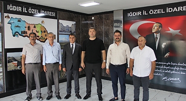 Iğdır Vali Yardımcısı Karakaş’tan İl Özel İdareye veda ziyareti