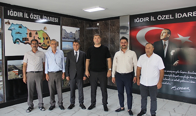 Iğdır Vali Yardımcısı Karakaş’tan İl Özel İdareye veda ziyareti