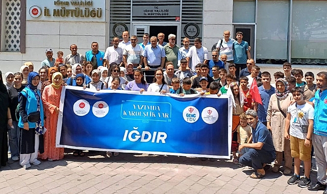 Iğdırlı gençler, kardeşlik için yola çıktı