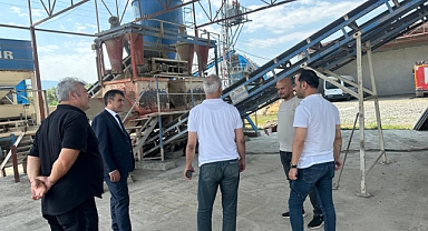 İl Özel İdaresine ait Kilitli Parke Taşı Üretim Tesisi yeniden seri üretime hazırlanıyor