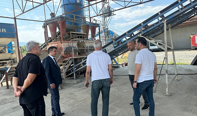 İl Özel İdaresine ait Kilitli Parke Taşı Üretim Tesisi yeniden seri üretime hazırlanıyor