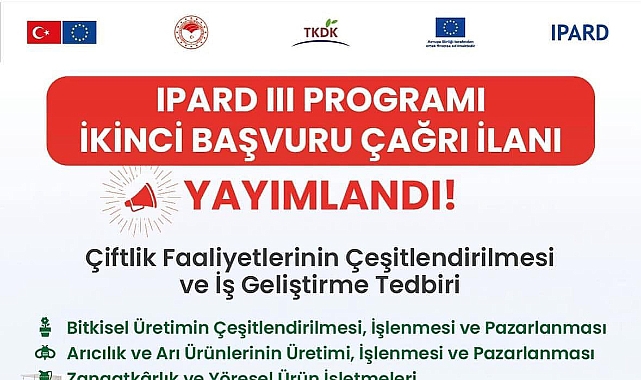 IPARD III Programı İkinci Çağrı İlanı yayımlandı